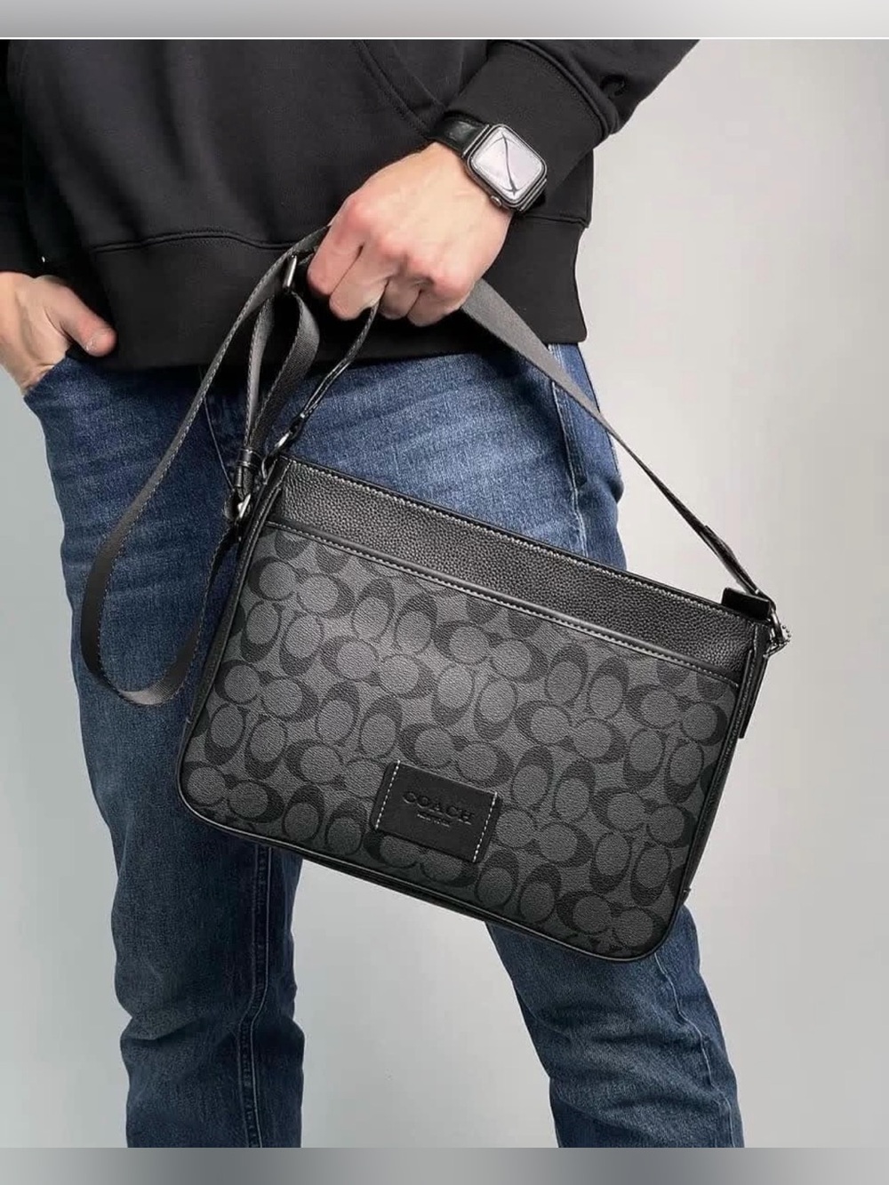 COACH District Crossbody
Bag In Signature Canvas
